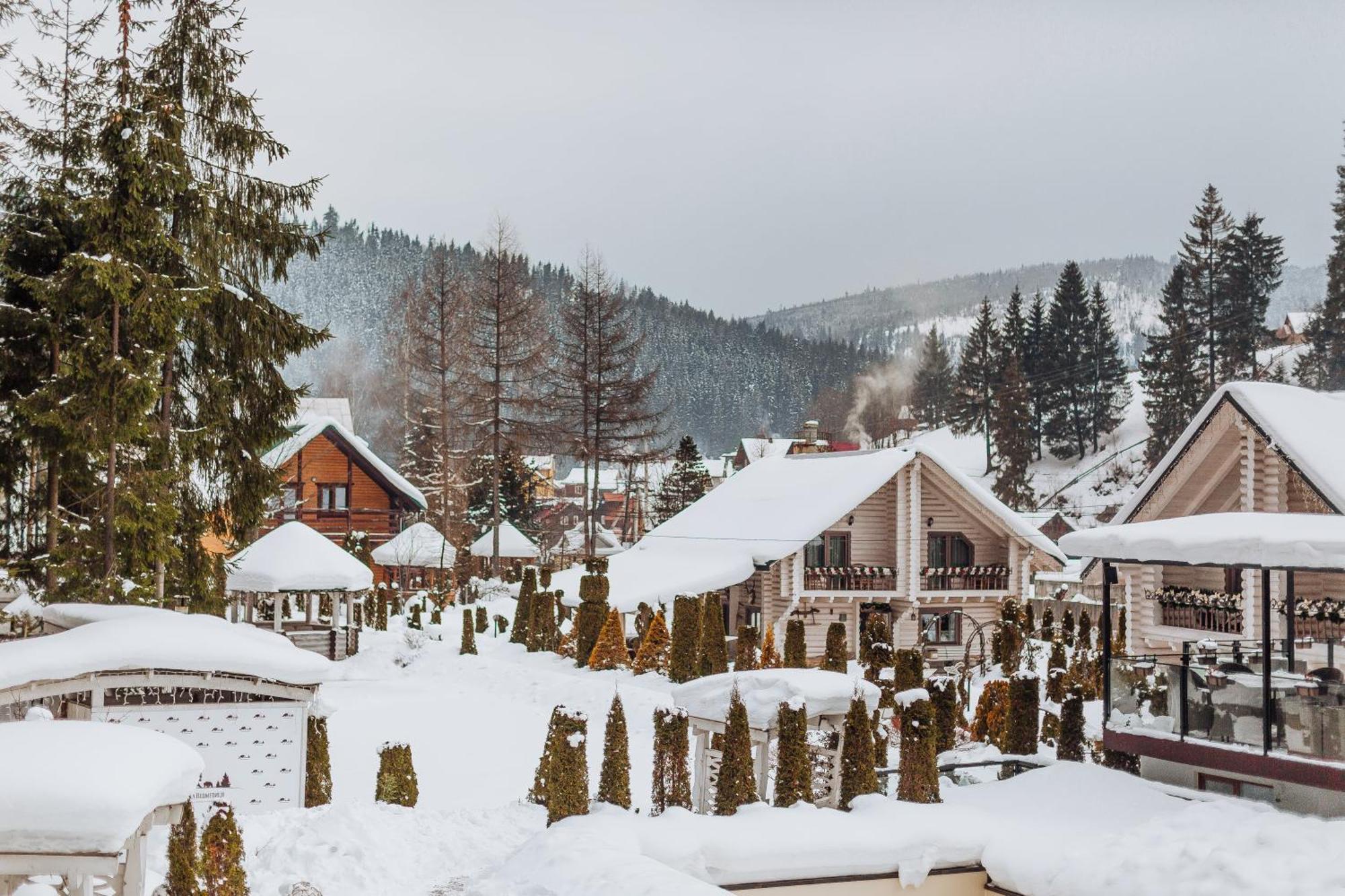 Hotel Vedmezhyi Dvir بوكوفِل المظهر الخارجي الصورة